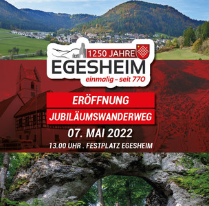 Jubiläumswanderweg "1250 Jahre Egesheim"